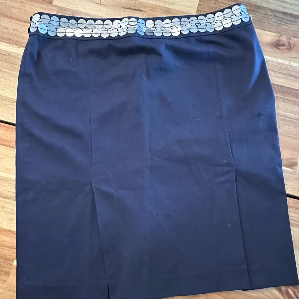 Tory Burch Twill Holly Skirt | Size 14 - Picture 1 of 8